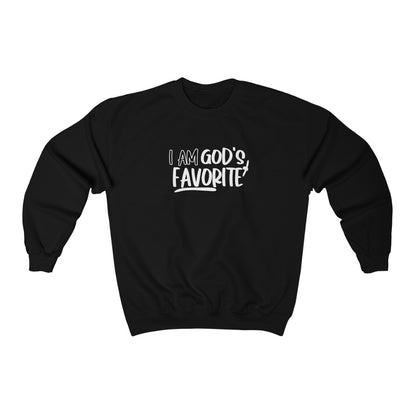 I'm God's Favorite Sweatshirt Olive Dionysus