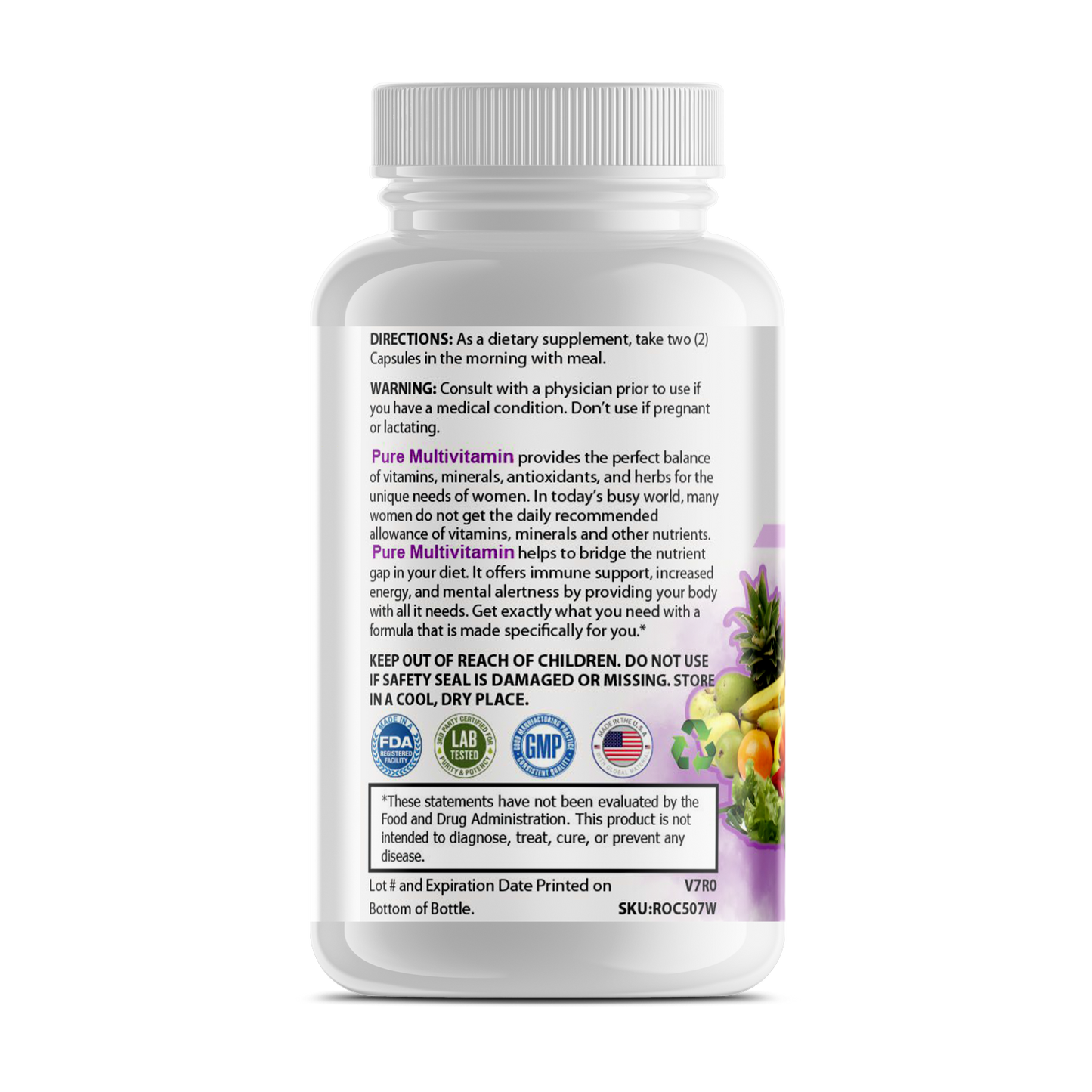 Pure Multi-Vitamins Womens Erin Chaos