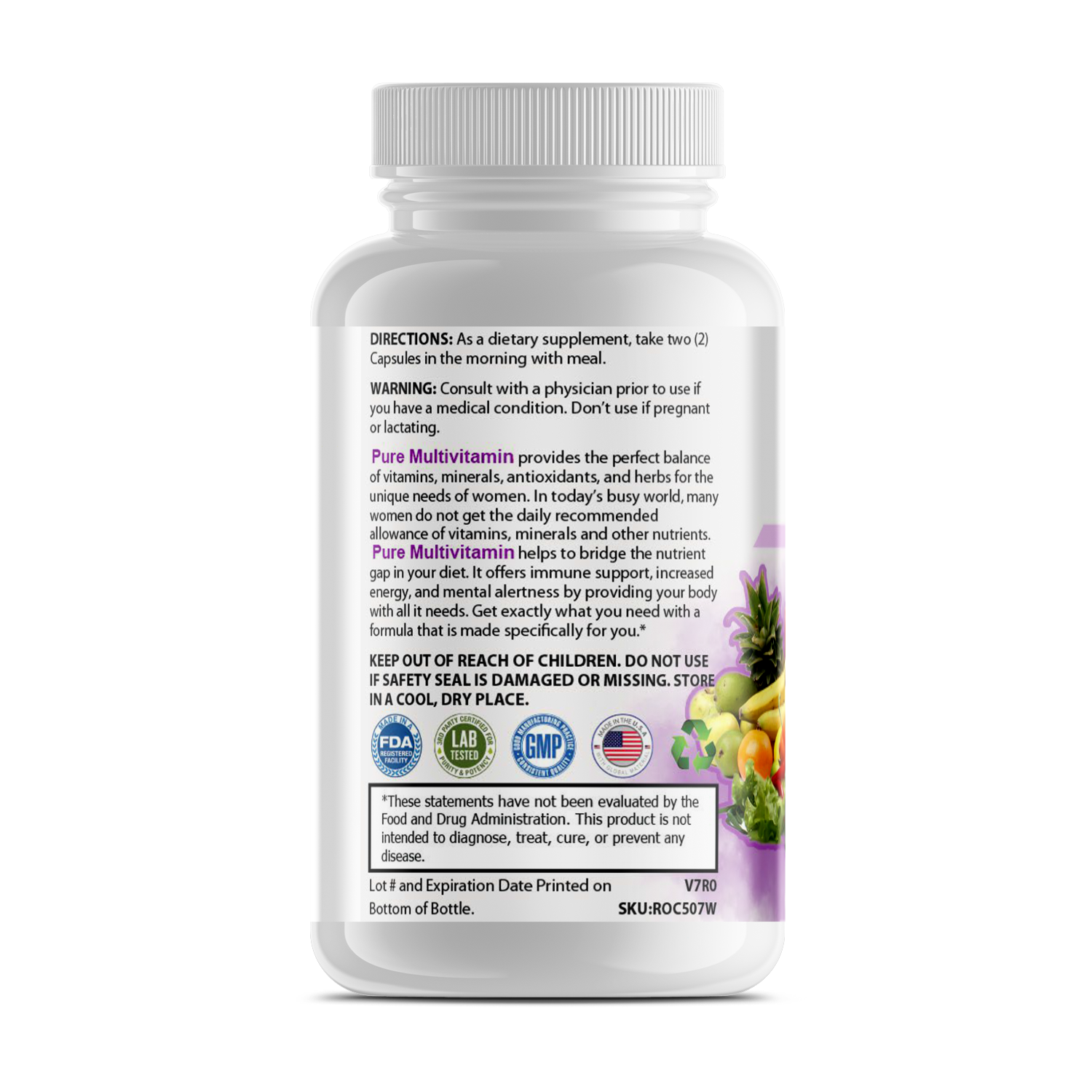 Pure Multi-Vitamins Womens Erin Chaos