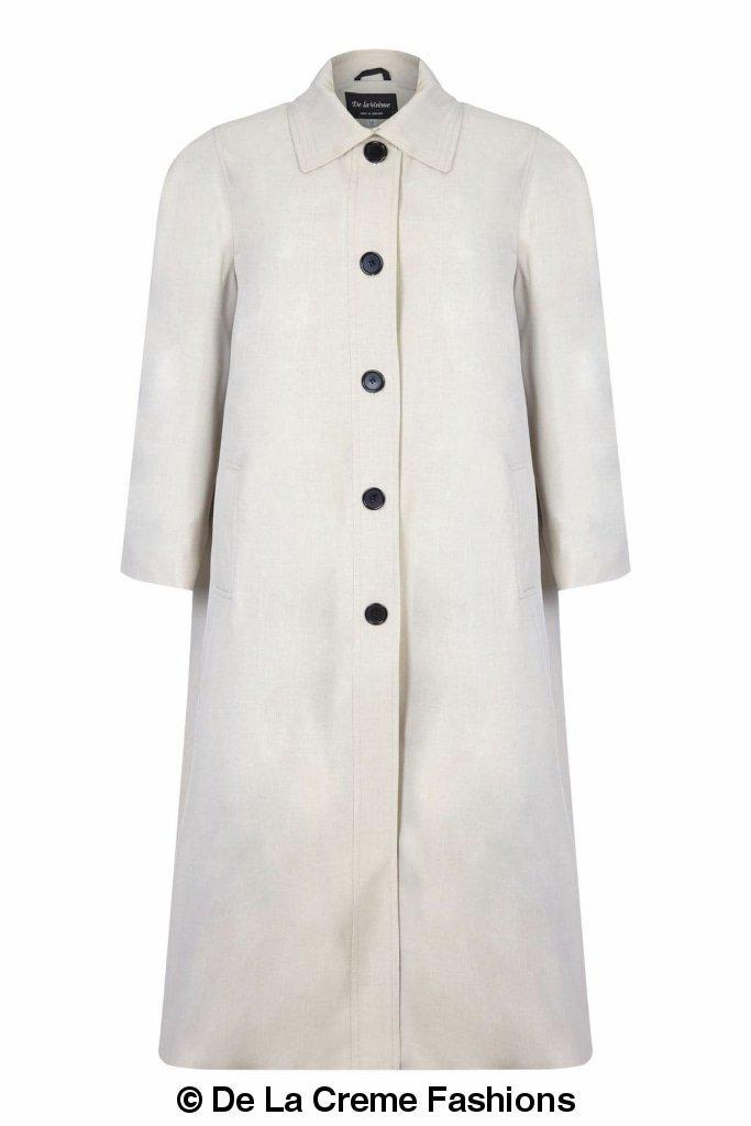 Spring/Summer Plus Size Long Coat Rose Eleusis