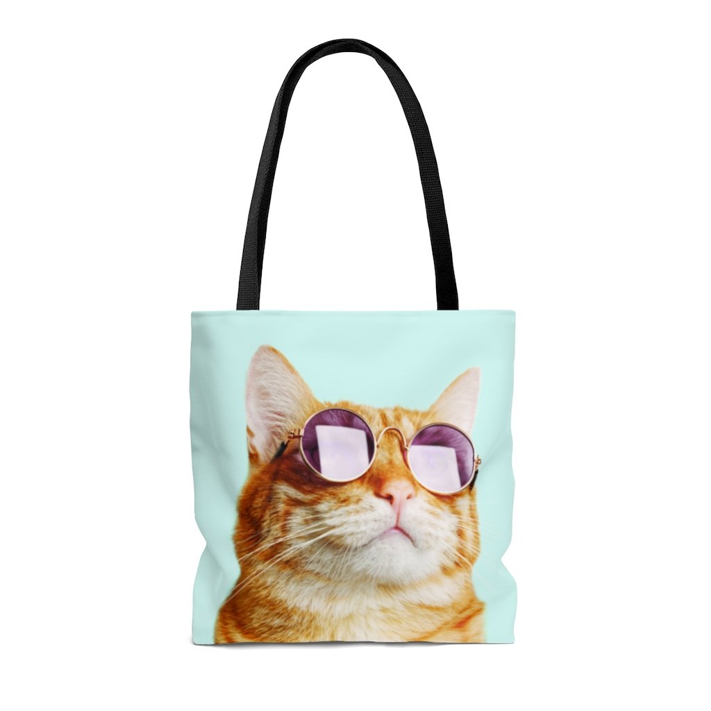 Cat is Alway's Right Tote Bag Yellow Pandora