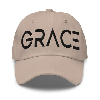 Embroidered Adjustable Baseball Cap, Grace - F/b Grey Coco