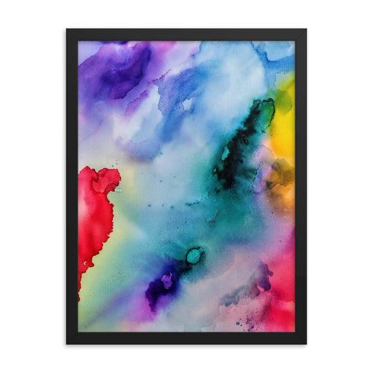 Abstract Art Framed poster Pear Alder