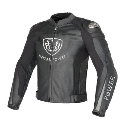 DAINESE SUPER SPEED C2 ESTIVO PELLE LEATHER JACKET in black with CE approved armor and air ventilation system.