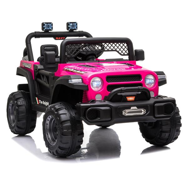 BBH-016 Dual Drive 12V 4.5A.h with 2.4G Remote Control off-road Vehicle Rose Red 6cc08b-1a