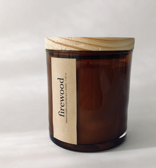 firewood scented candle Red Beech