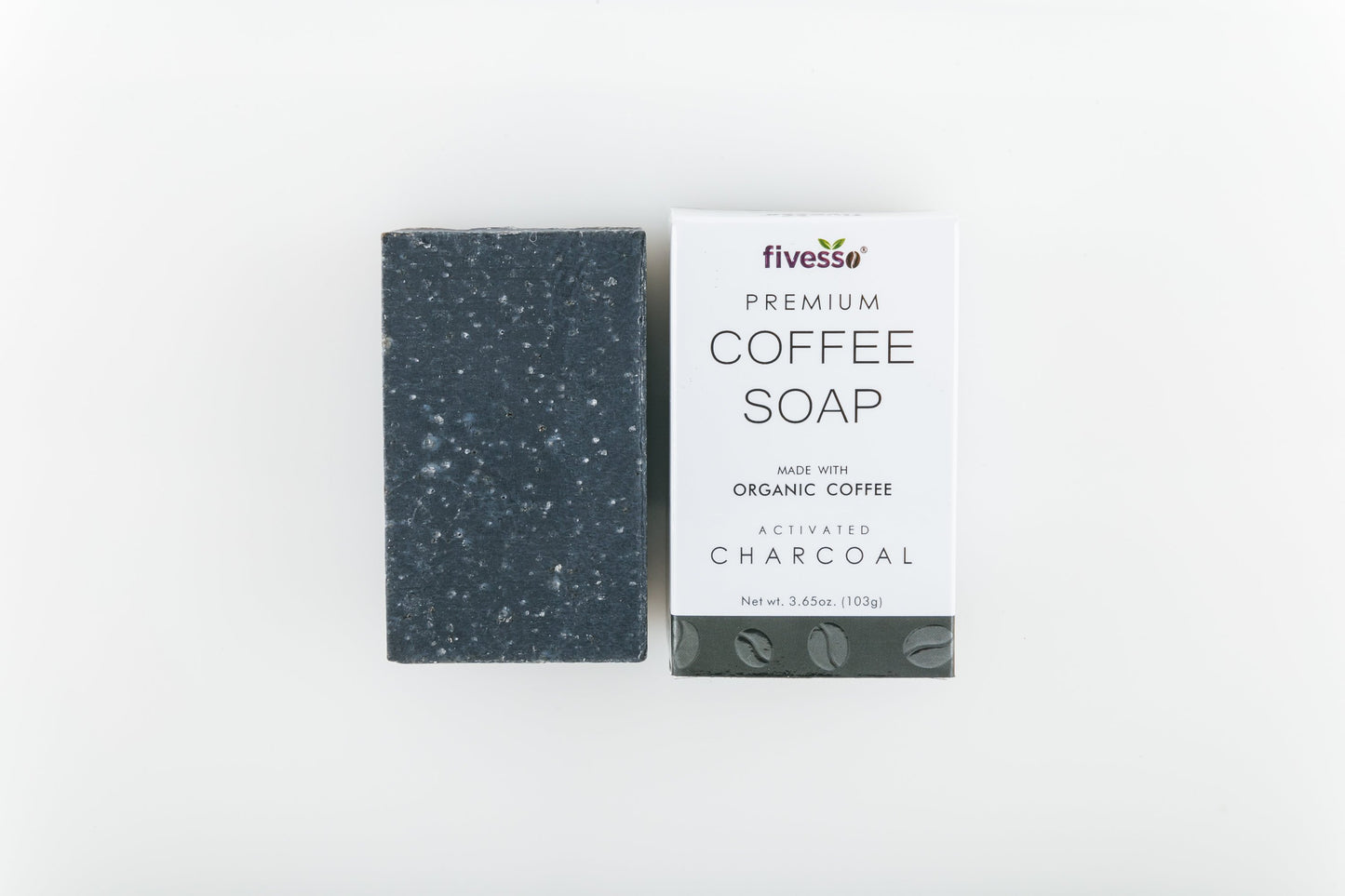 Activated Charcoal - Premium Coffee Soap Bar Violet Sycamore