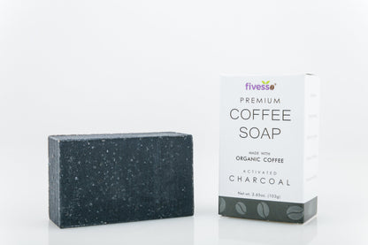 Activated Charcoal - Premium Coffee Soap Bar Violet Sycamore