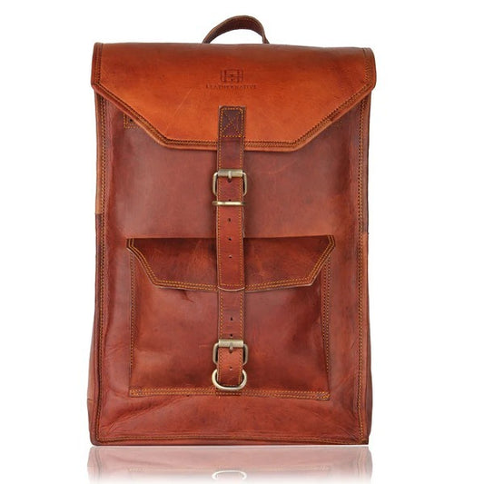 Leather Bagpack For Men&Women Blush Amphitryon