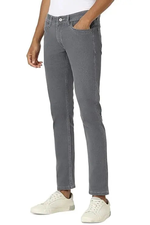 Men Classic Straigh fit Jeans (Size-XL) (Color-GREY)