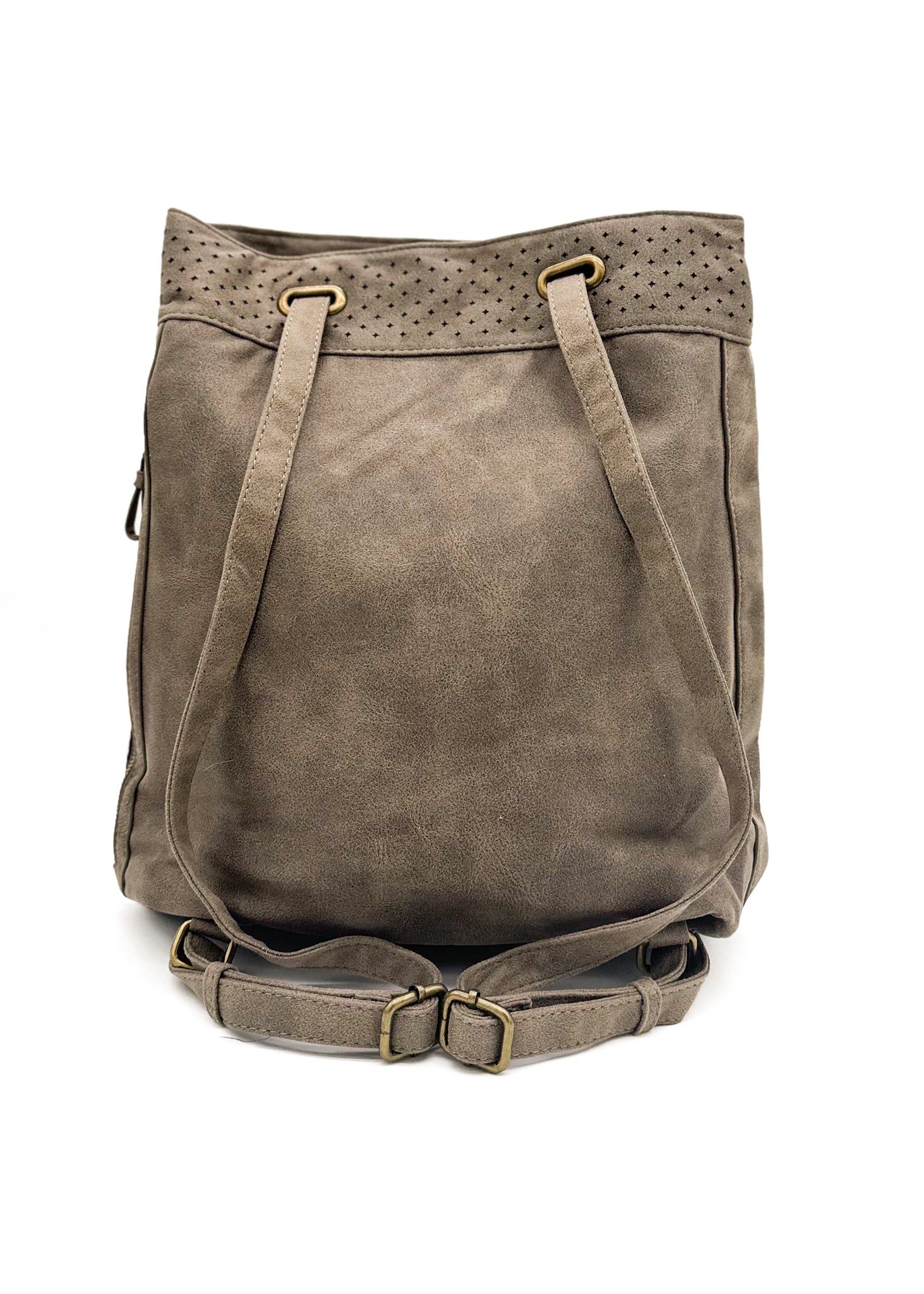 Giggy Backpack in Taupe Copper Maple