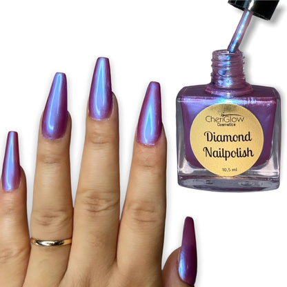 Extraterrestrial - Diamond Nail Polish Champagne Selene