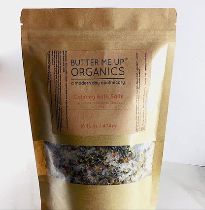 Calming Bath Salts / Detox / Relaxation / Lavender White Smokey