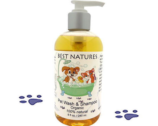 Organic Pet Wash and Shampoo for our Furry Friends Yellow Poppy