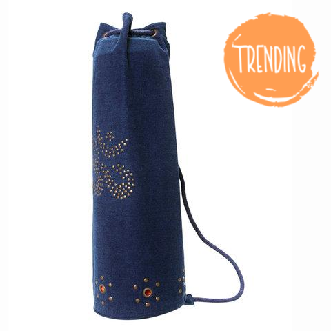 Indigo OM Mahashakti Yoga Mat Bag Alabaster