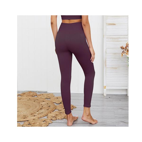 Stretchy Two Piece Outfit Sportswear Set Amethyst Hera