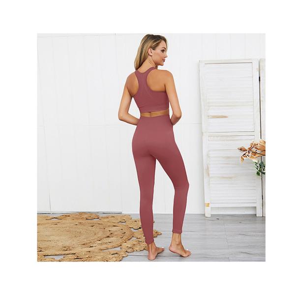 Stretchy Two Piece Outfit Sportswear Set Amethyst Hera