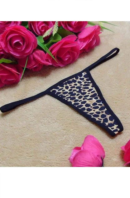 Leopard Thong Panties Harlequin Icarus