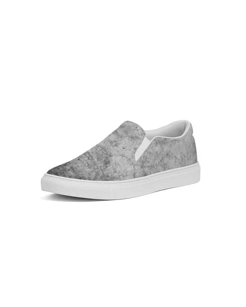 Mens Sneakers, Grey Low Top Slip-on Canvas Sports Shoes - E3t375 Grey Coco