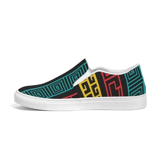 Mens Sneakers, Multicolor Low Top Canvas Slip-on Sports Shoes - E6b375 Grey Coco