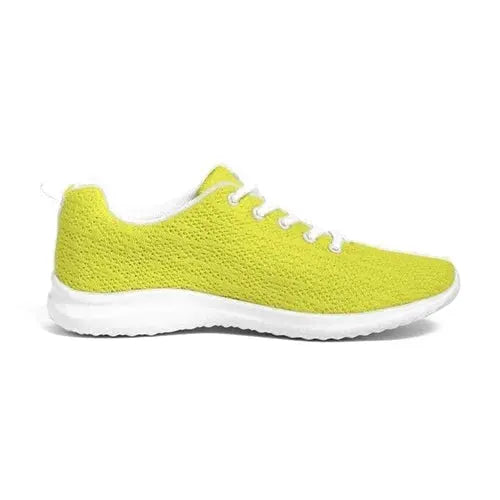 Mens Sneakers, Yellow Low Top Canvas Running Sports Shoes - O7o475 Grey Coco