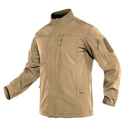 Soft shell Tactical  Jacket Mens Warm Military Waterproof Fleece Yellow Angel