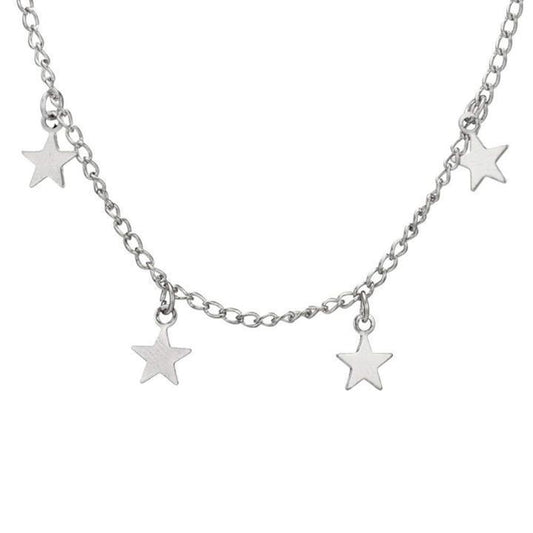 Dangling Star Necklace Jasper