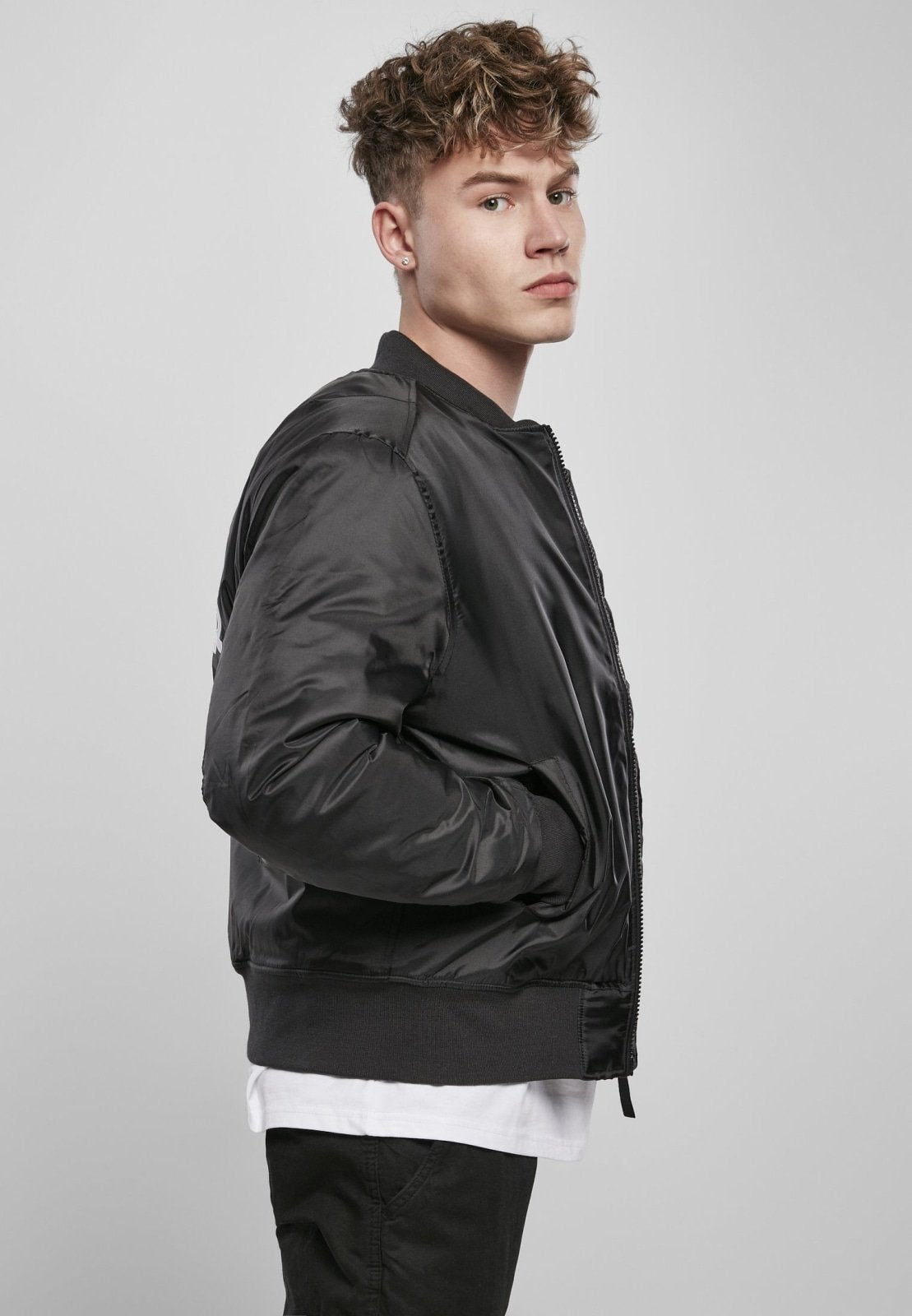 Classic Logo Bomber Jacket Callisto