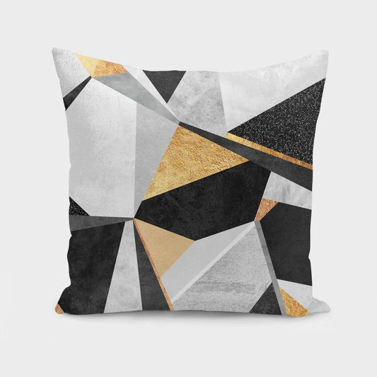 Geometry  Gold Cushion/Pillow Scorpius