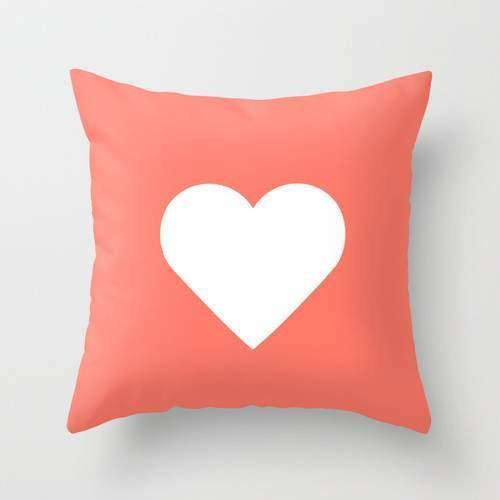 Peach Heart Pillow Scorpius