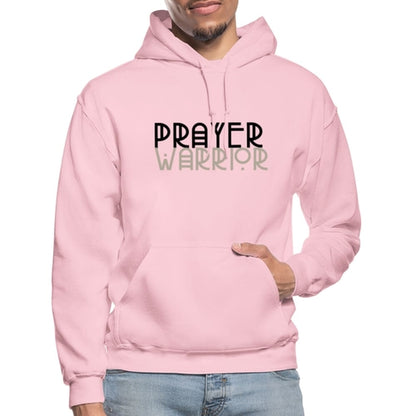 Mens Hoodie - Pullover Hooded Shirt / Prayer Warrior Grey Coco