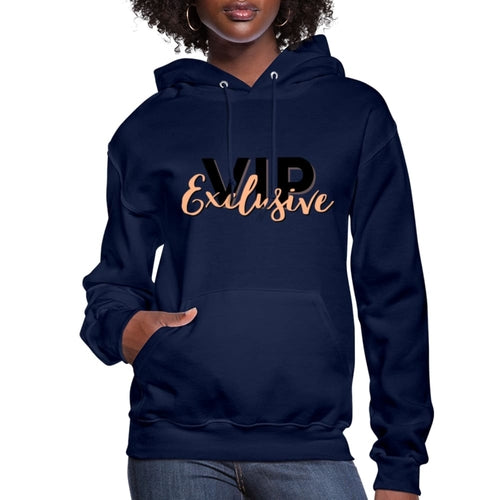 Womens Hoodie - Pullover Hooded Sweatshirt - Graphic/vip Exclusive Grey Coco