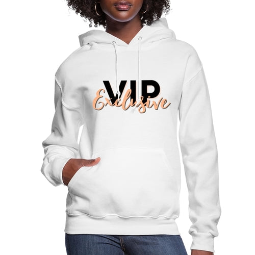 Womens Hoodie - Pullover Hooded Sweatshirt - Graphic/vip Exclusive Grey Coco