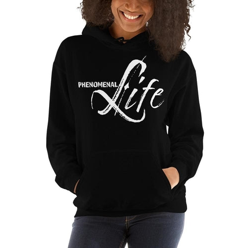 Womens Hoodie - Pullover Hooded Sweatshirt - Graphic/phenomenal Life Grey Coco