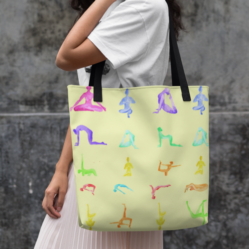 Yoga Sanctuary Everyday Yellow Tote Bag Yellow Pandora